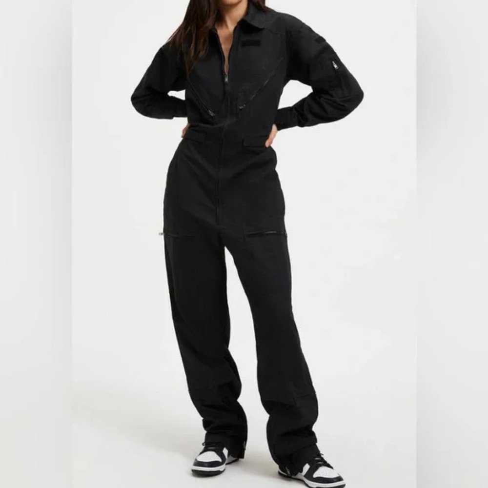 Good American Long Sleeve Flight Suit. NWT Size 2/ Medium